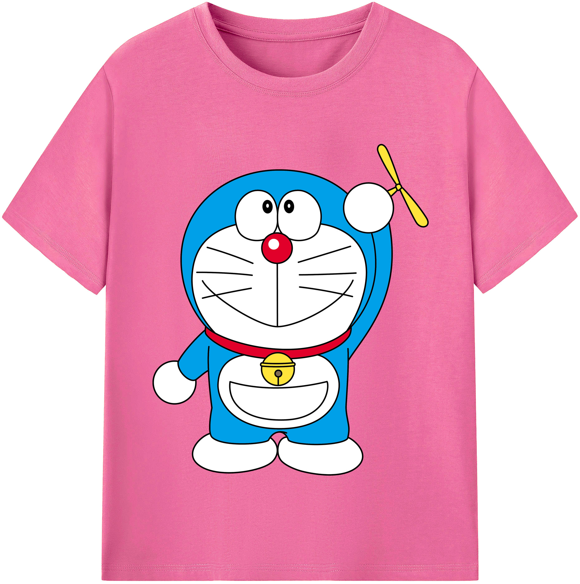 （画像用） ドラえもん Doraemon レディースカジュアルプリントTシャツ（綿100％）